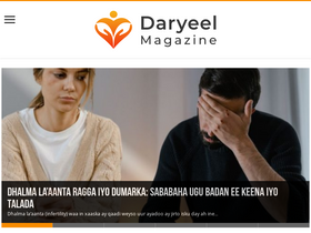 'daryeelmagazine.com' screenshot