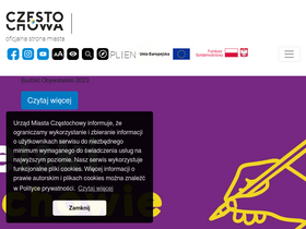 'czestochowa.pl' screenshot
