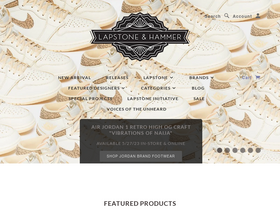 'lapstoneandhammer.com' screenshot