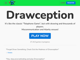 'drawception.com' screenshot