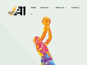 'a1athlete.com' screenshot