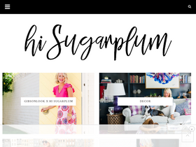 'hisugarplum.com' screenshot
