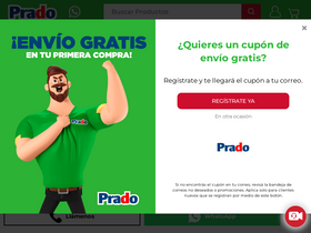 'prado.com.sv' screenshot