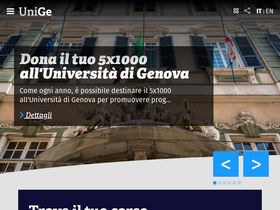 'unige.it' screenshot