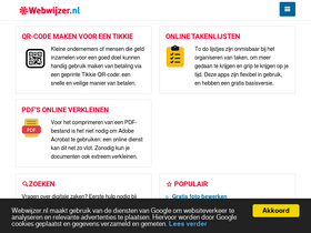 'webwijzer.nl' screenshot