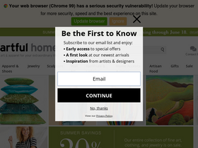 'artfulhome.com' screenshot