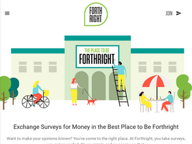 'forthrightsurveys.com' screenshot