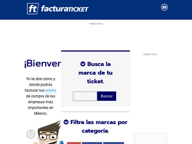 'facturaticket.mx' screenshot
