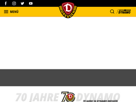 'dynamo-dresden.de' screenshot