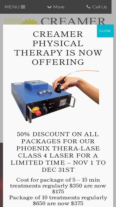 creamerphysicaltherapy.com
