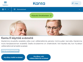'kanta.fi' screenshot