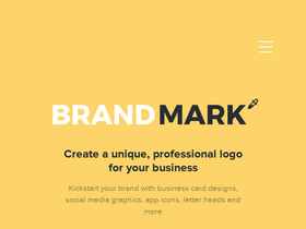 'brandmark.io' screenshot