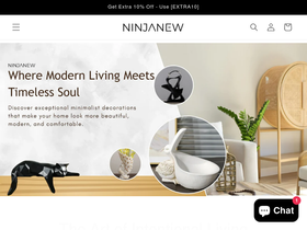 ninjanew.com homepage screenshot