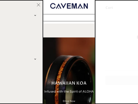 cavemanbands.com homepage screenshot