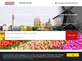 'annuaire-horaire.fr' screenshot