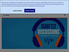 'diabetes.org.uk' screenshot