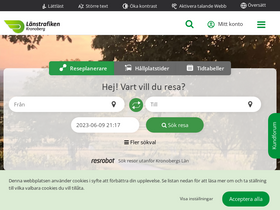 'lanstrafikenkron.se' screenshot