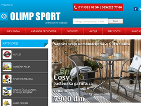 'olimpsport.rs' screenshot