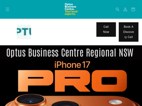optusregional.com.au homepage screenshot