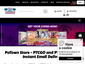 'potownstore.com' screenshot