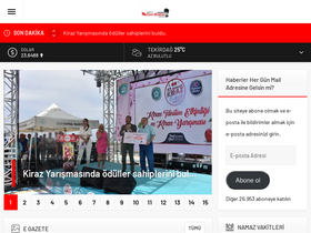 'tekirdagyenihaber.com' screenshot