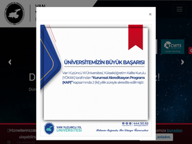 'yyu.edu.tr' screenshot