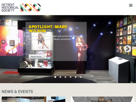 'detroithistorical.org' screenshot