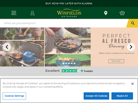 'winfieldsoutdoors.co.uk' screenshot