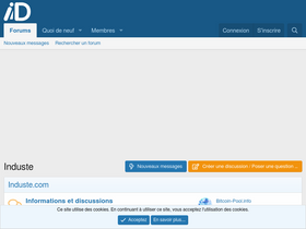 'induste.com' screenshot