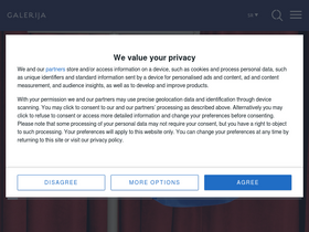 'galerijabelgrade.com' screenshot