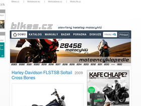 'bikes.cz' screenshot