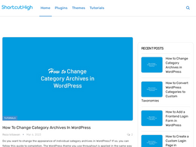 'shortcuthigh.com' screenshot