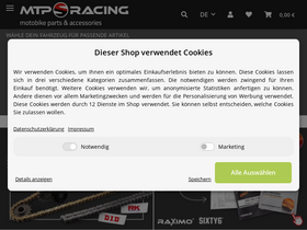 'mtp-racing.de' screenshot