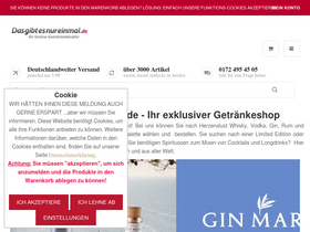 'dasgibtesnureinmal.de' screenshot