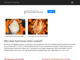 'scienceofcooking.com' screenshot