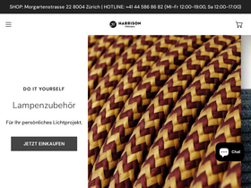 harrisoninteriors.com homepage screenshot