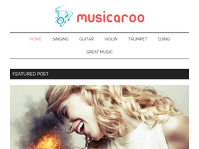 'musicaroo.com' screenshot
