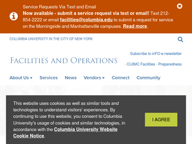 facilities.columbia.edu Traffic Analytics, Ranking & Audience [February ...