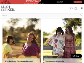 'glamcorner.com.au' screenshot