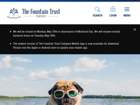 'fountaintrust.com' screenshot
