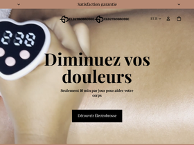 electrobrosse.com homepage screenshot