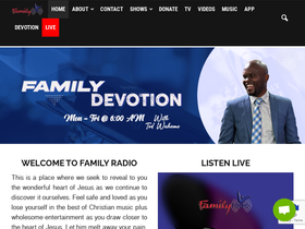 'familyradio316.com' screenshot