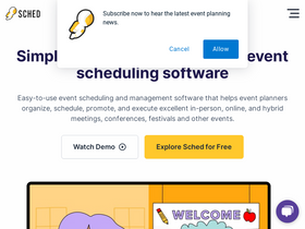 'sched.com' screenshot