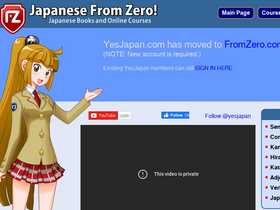 'yesjapan.com' screenshot