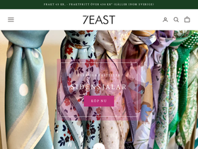 seveneast.se homepage screenshot