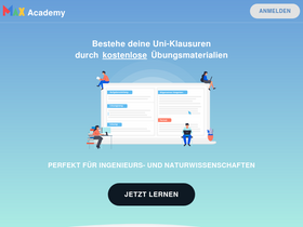 'max-academy.de' screenshot