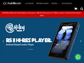 'audiofilia.com' screenshot