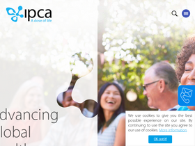'ipca.com' screenshot