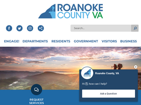 'roanokecountyva.gov' screenshot