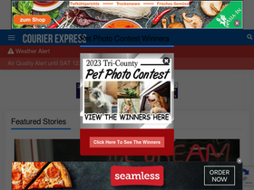 'thecourierexpress.com' screenshot